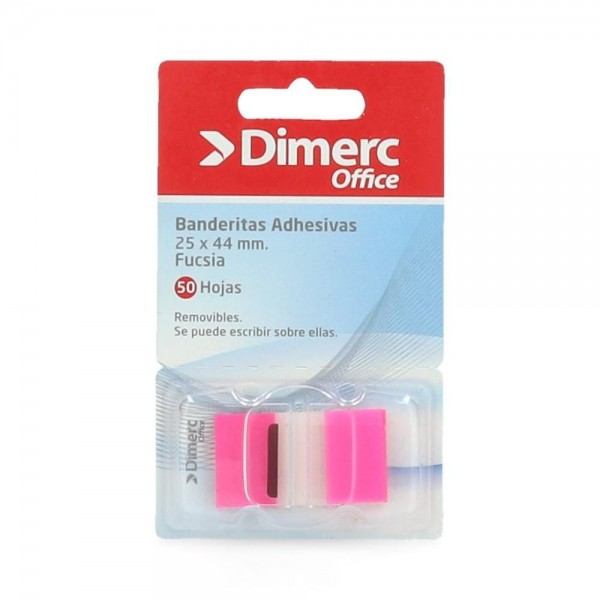 BANDERITAS ADHESIVAS TAPE FLAGS 50 UN ROSADO