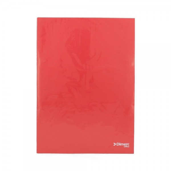 CARPETA PLASTIFICADA CON GUSANO OFICIO ROJA