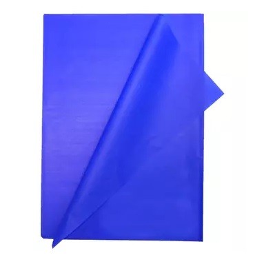 PAPEL SEDA VOLANTIN 50 X 66 AZUL 10 PLIEGOS