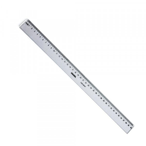 REGLA ACRILICA BISELADA HUMO 40 CM