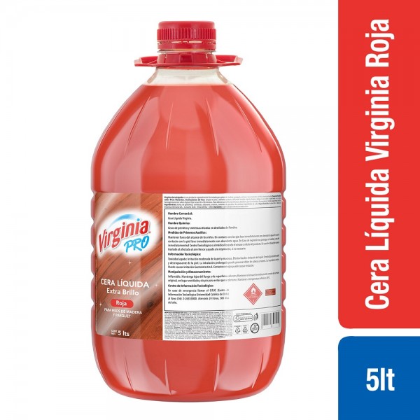 CERA LIQUIDA PISO MADERA ROJA 5 LT