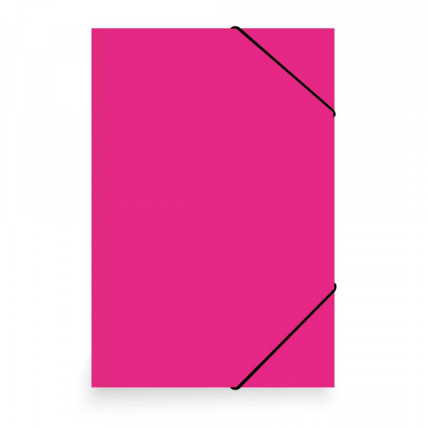 CARPETA CON ELASTICO ESTANDAR OFICIO CARTA FUCSIA 