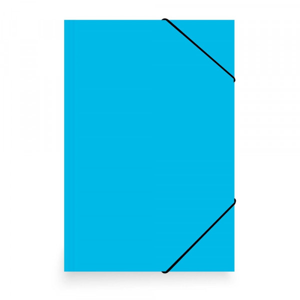 CARPETA CON ELASTICO ESTANDAR OFICIO CARTA CELESTE