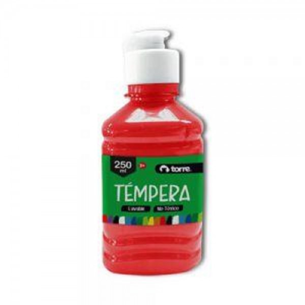 TEMPERA ROJO 250 ML