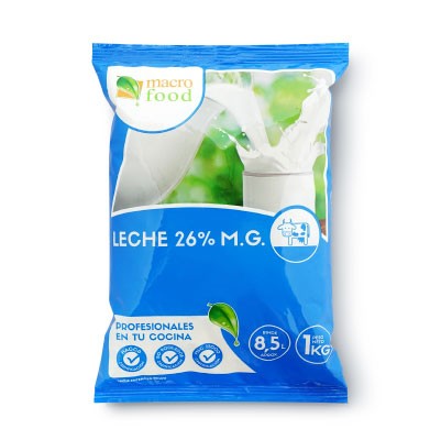 LECHE EN POLVO ENTERA 26% MATERIA GRASA 1 KG