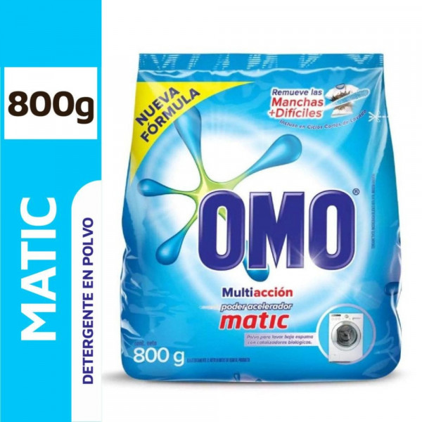 DETERGENTE POLVO MATIC MULTIACCION 800 GR