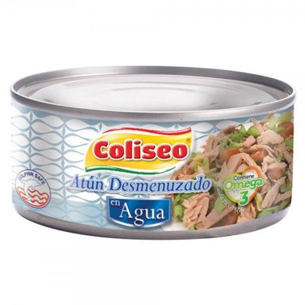 ATUN DESMENUZADO EN AGUA 160 GR      