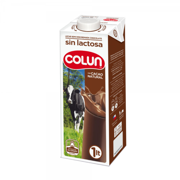 LECHE SEMI DESCREMADA SIN LACTOSA CHOCOLATE  TAPA 1 LT
