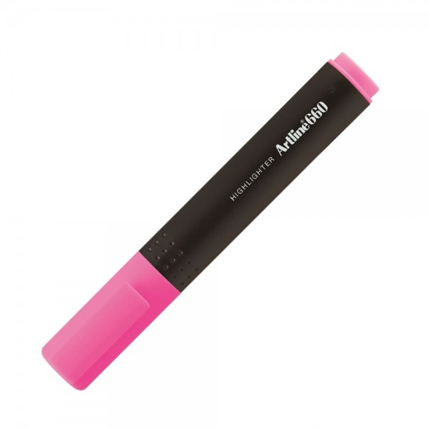 DESTACADOR 660 BISELADO 1-4 MM ROSADO FLUOR