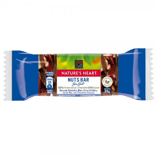 NUTS BAR SEA SALT 25 GR
