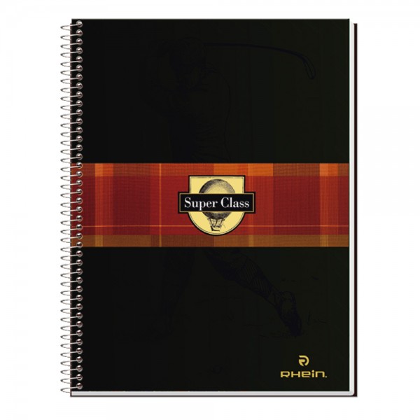 CUADERNO CARTA MATEMATICA 7 MM SUPERCLASS 3 MATERIAS SCOTCH 150 HOJAS (DISEÑOS SURTIDOS)
