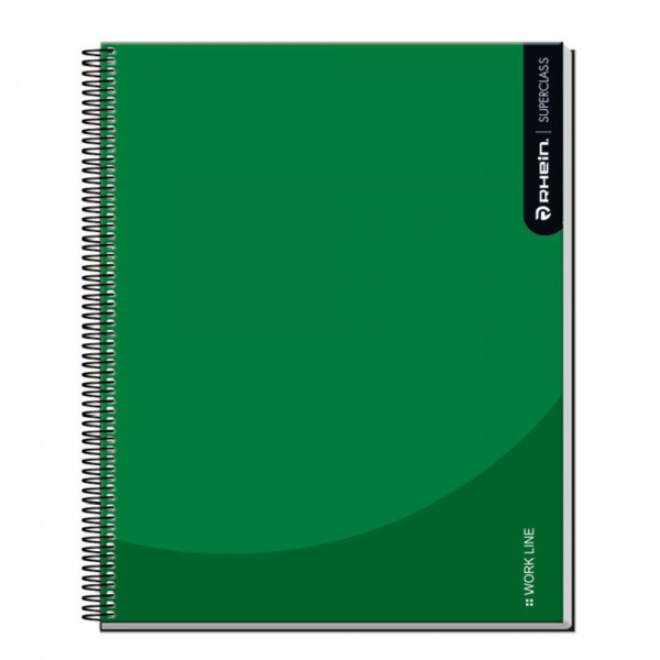 CUADERNO 1/2 OFICIO MATEMATICA 5 MM SUPERCLASS 3 MATERIAS WORKLINE 150 HOJAS (COLORES SURTIDOS)