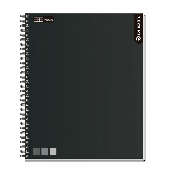 CUADERNO UNIVERSITARIO MATEMATICA 7MM 100 HOJAS ONE COLOR NEGRO 
