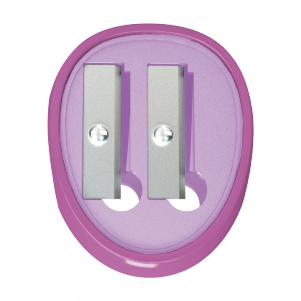 SACAPUNTA PLASTICO 2 ORIFICIOS SOFT GRIP 