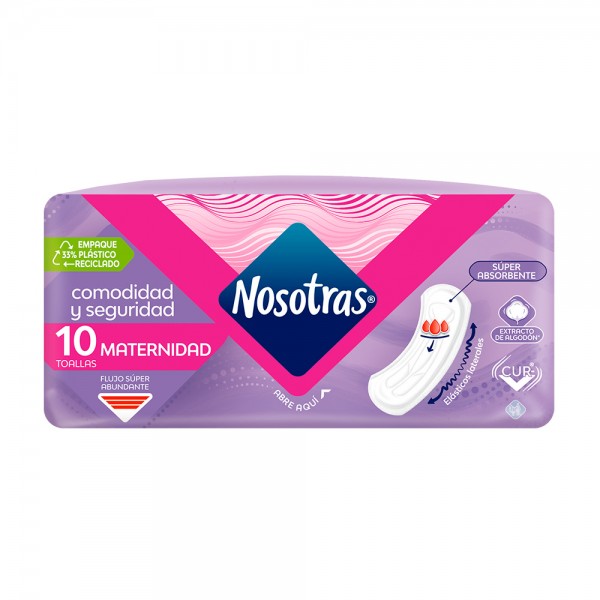 TOALLA MATERNIDAD 10 UN