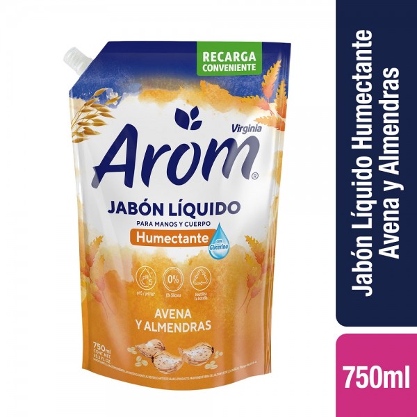 JABON LIQUIDO DOYPACK AVENA Y ALMENDRA 750 ML