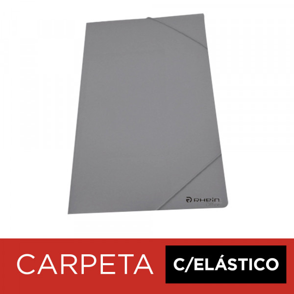 CARPETA CON ELASTICO POLIPROPILENO HUMO