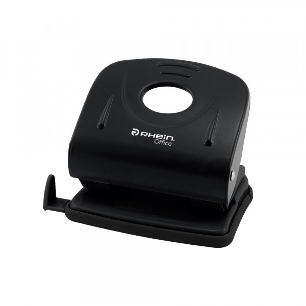 PERFORADORA GRANDE METAL 30 HOJAS NEGRA