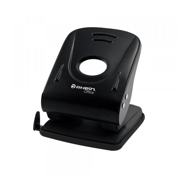 PERFORADORA GRANDE METAL 40 HOJAS NEGRA