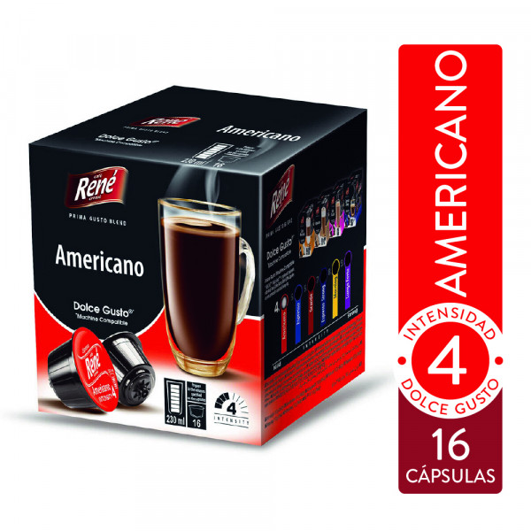 CAPSULA  AMERICANO TIPO DOLCE GUSTO 16 CAPSULAS