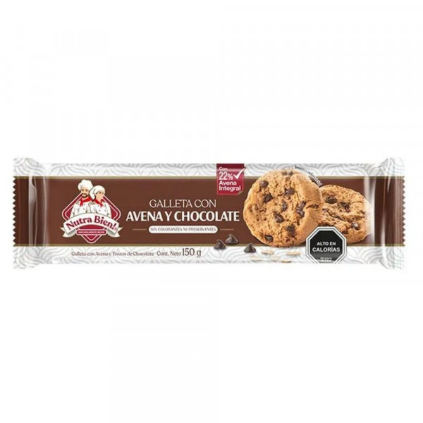 GALLETA AVENA CHOCOLATE 150 GR