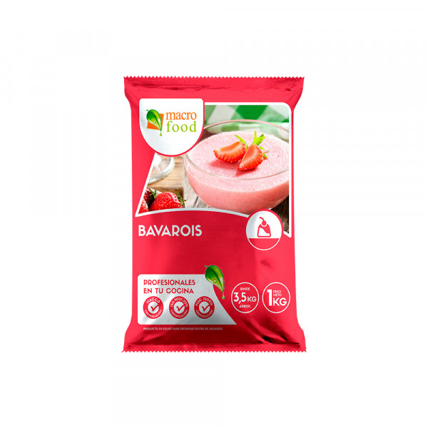 POSTRE EN POLVO BAVAROIS LIMON BOLSA 1 KG