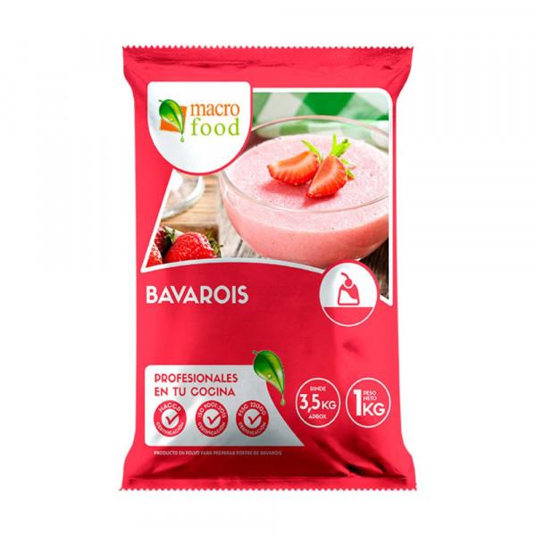 POSTRE EN POLVO BAVAROIS LIMON BOLSA 1 KG
