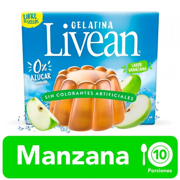 JALEA POLVO SIN AZUCAR MANZANA VERDE CAJA 22 GR