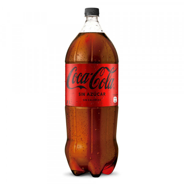 BEBIDA ZERO CON GAS BOTELLA 3 LT