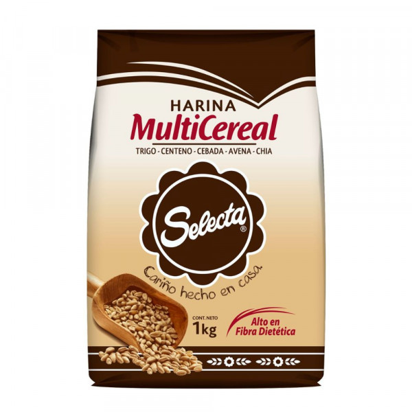 HARINA INTEGRAL MULTICEREAL BOLSA 1 KG