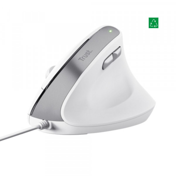 MOUSE ALAMBRICO VERTICAL ERGO BAYO II ECO BLANCO