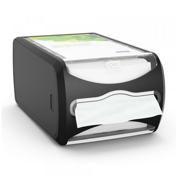 DISPENSADOR SERVILLETA NEGRO XP COUNTER
