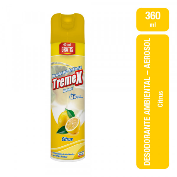 DESODORANTE AMBIENTAL AEROSOL CITRUS 360 ML