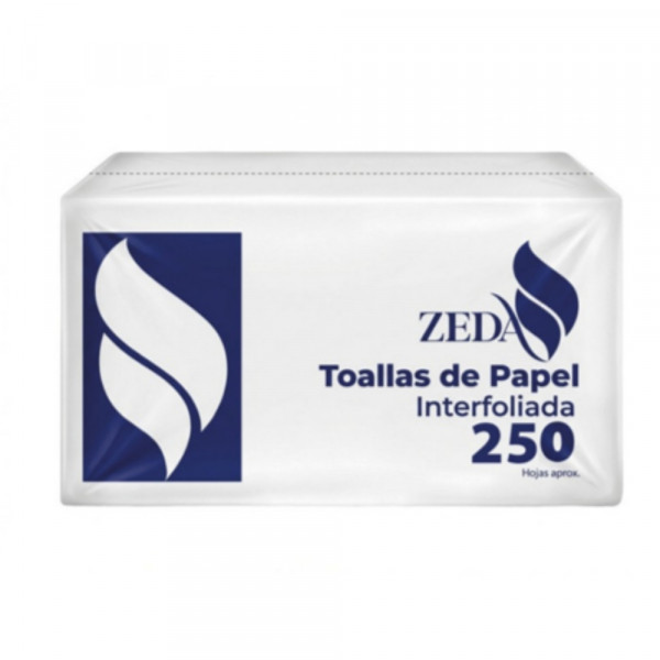 TOALLA INTERFOLIADA HOJA SIMPLE 250 UN
