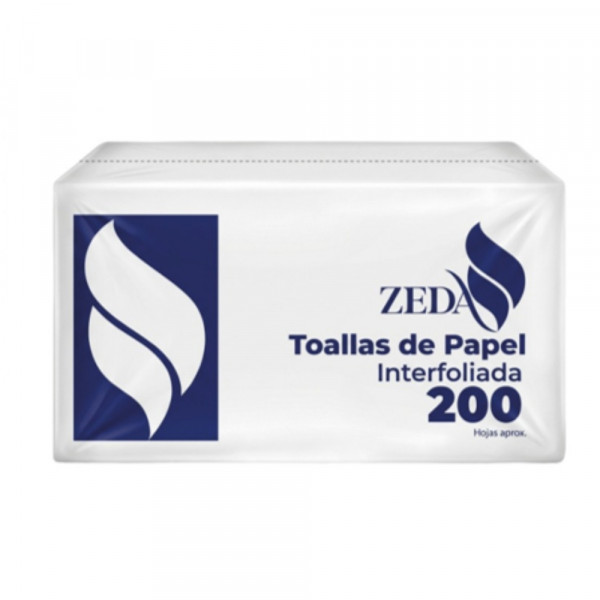 TOALLA INTERFOLIADA DOBLE HOJA  200 UN