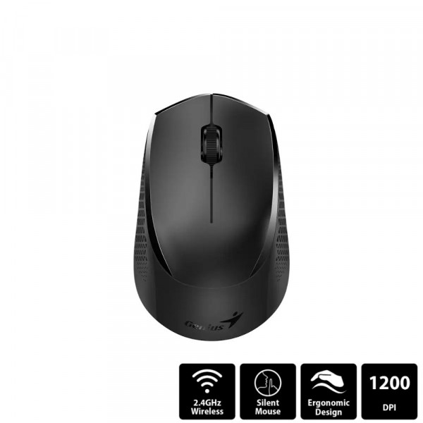 MOUSE INALAMBRICO NEGRO NX-8006S USB-C