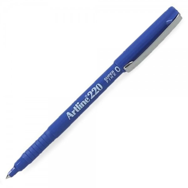LAPIZ FIBRA 0.2 MM AZUL 220