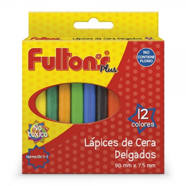 LAPICES CERA DELGADO 12 UN
