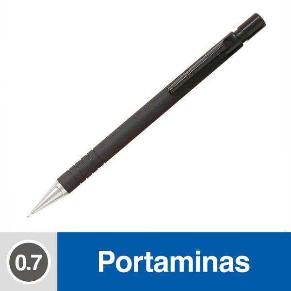 PORTAMINA 0.7 MM H 167 NEGRO