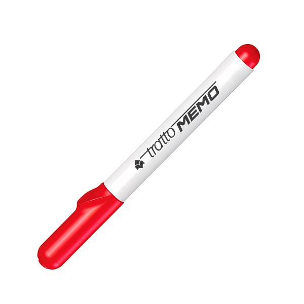 MARCADOR PIZARRA PUNTA REDONDA COLOR ROJO DESECHABLE