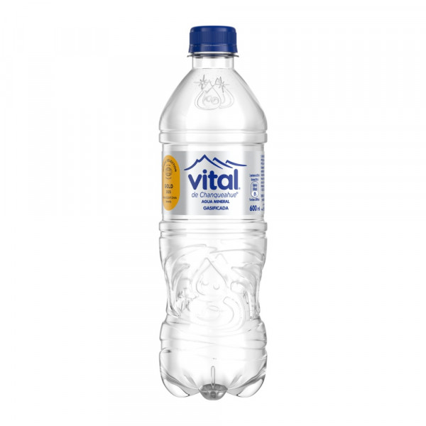 AGUA MINERAL CON GAS 600 ML