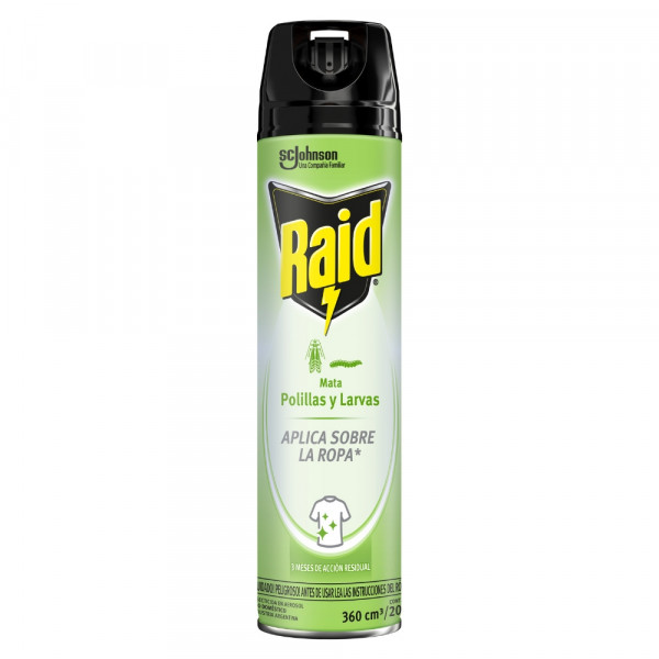 INSECTICIDA MATA POLILLAS Y LARVAS 360 CC