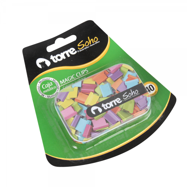 REPUESTO MAGIC CLIC 13 MM 40 UN COLORES SURTIDO CAJA METAL